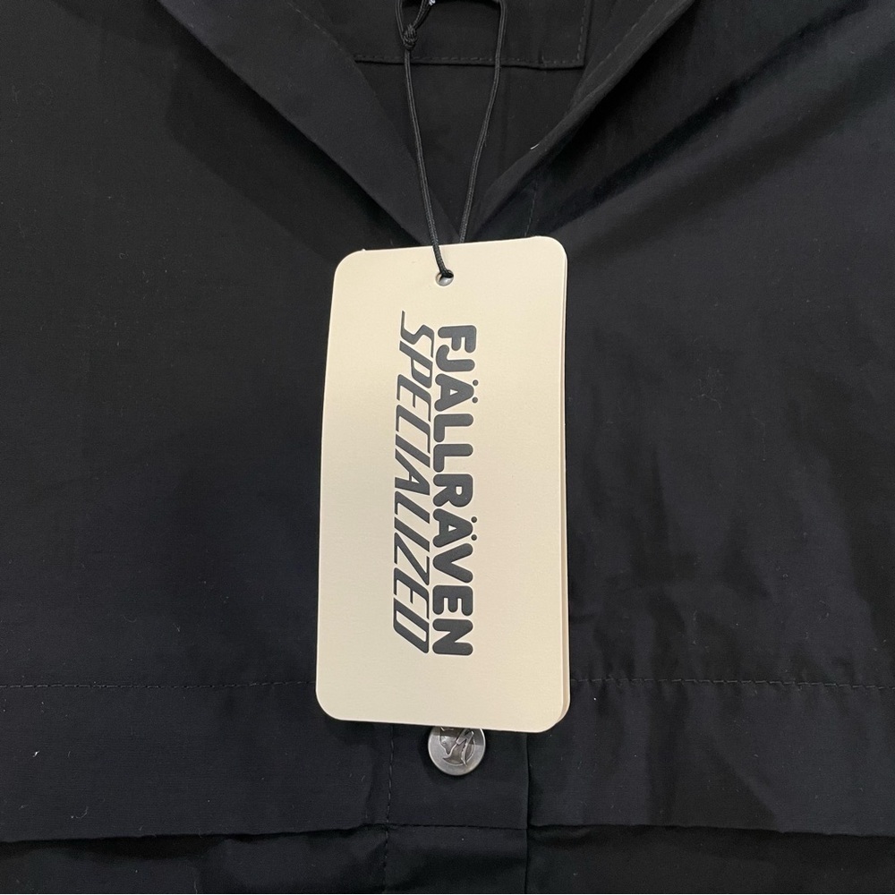 NWT Fjallraven x Specialized Black Button Up Wind Jacket Size S - Picture 6 of 9